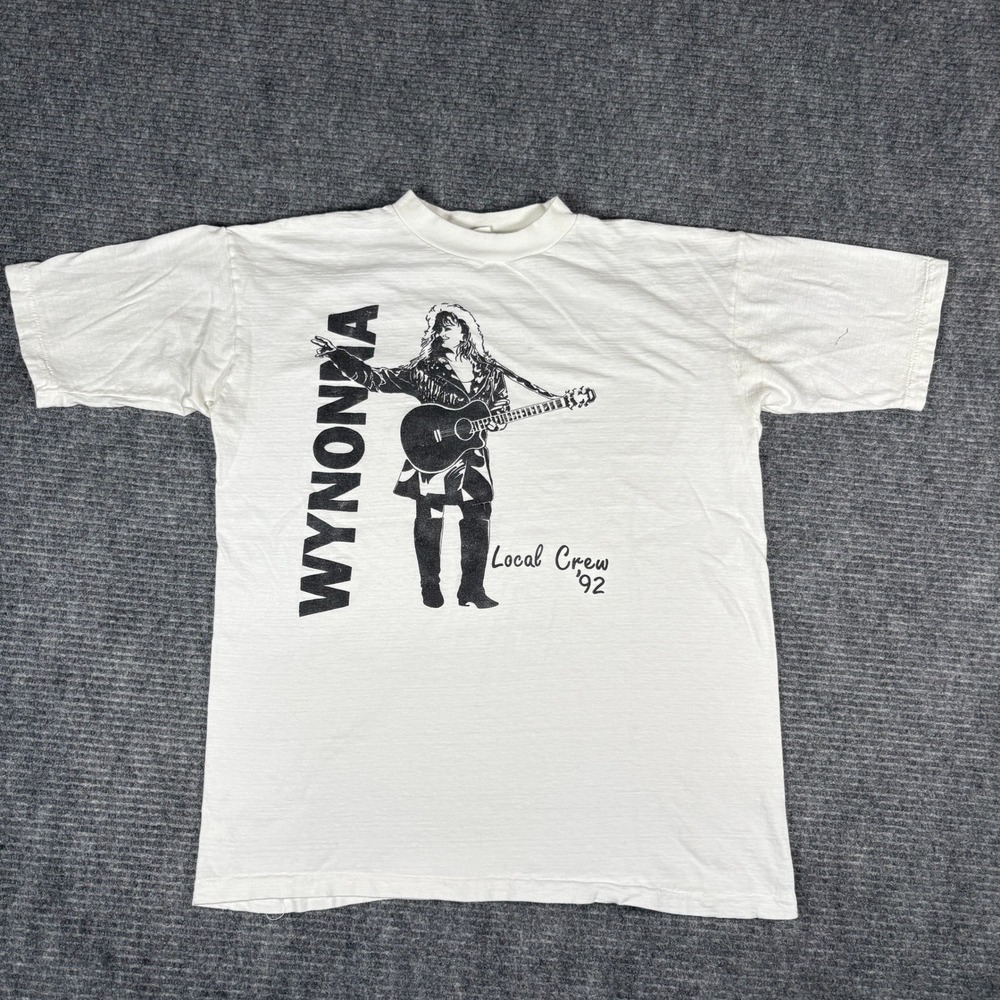 1992 Wynonna Judd Local Crew 92 T Shirt Vintage Concert Tour Tee Size XL